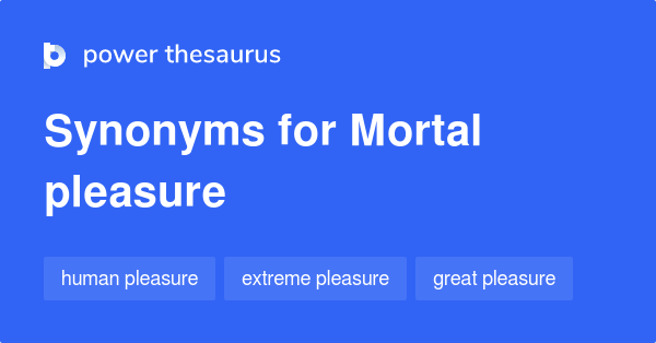 pleasure thesaurus