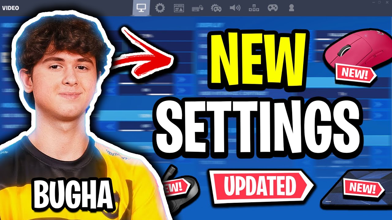 bugha fortnite settings