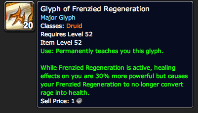 frenzied regeneration