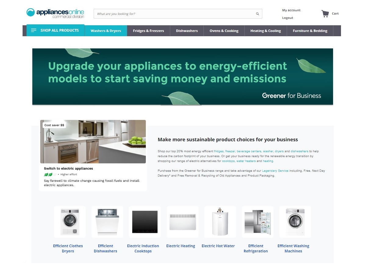 appliances online commercial