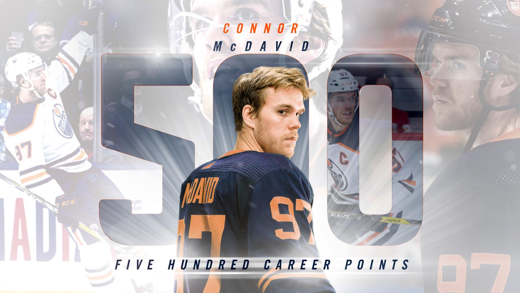 how many career points does mcdavid have