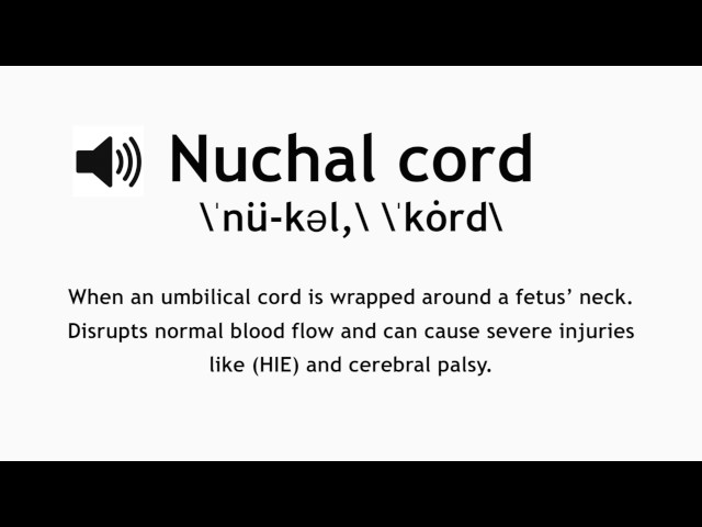 nuchal pronunciation