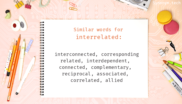 synonym interrelated