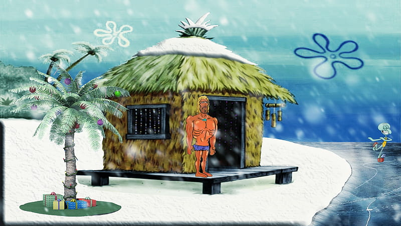 spongebob hut
