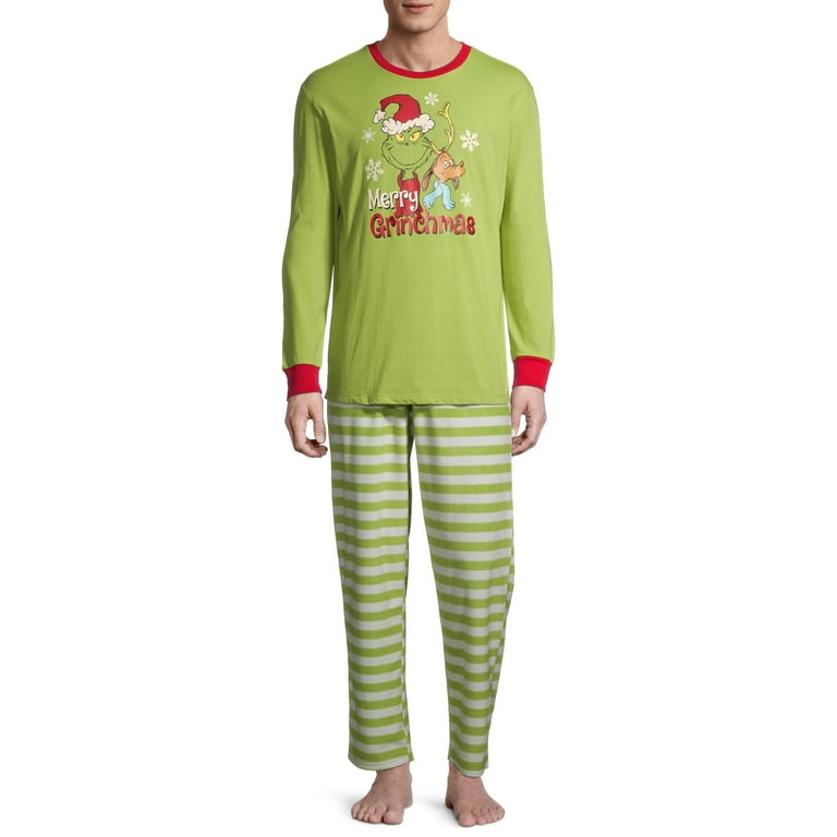 grinch pj set