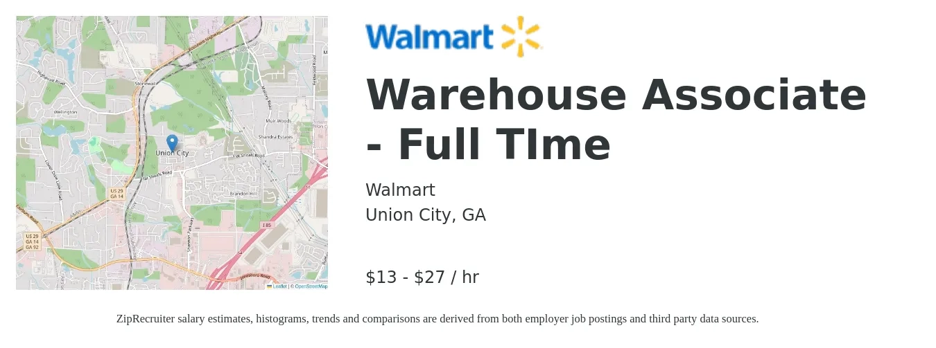 walmart warehouse in union city