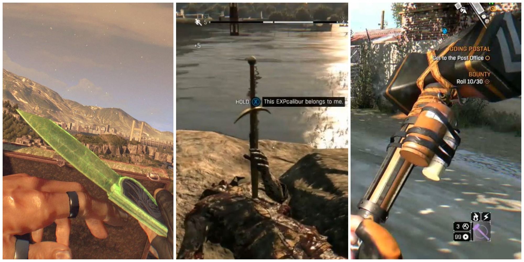 dying light good weapons