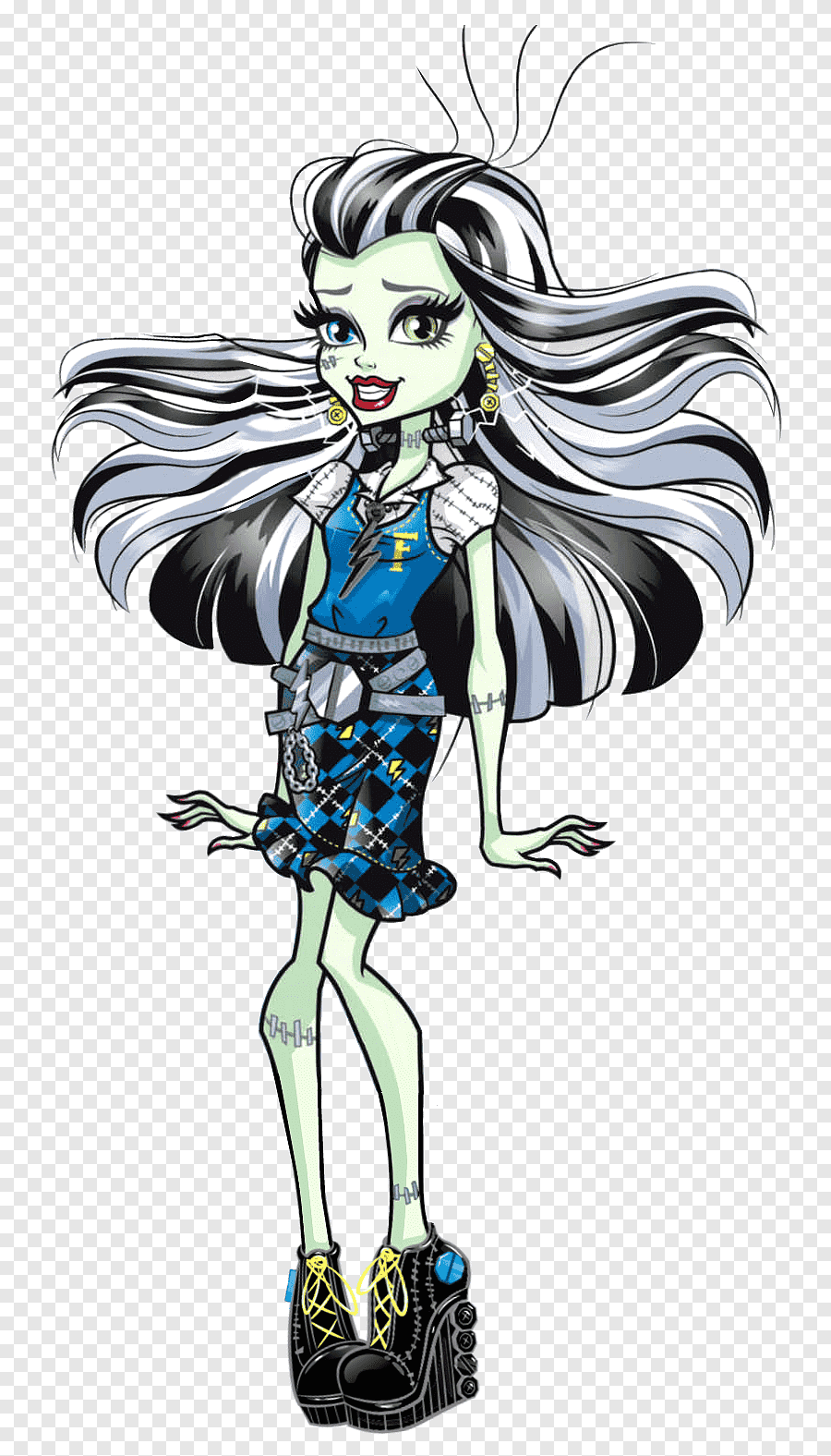 blue monster high characters