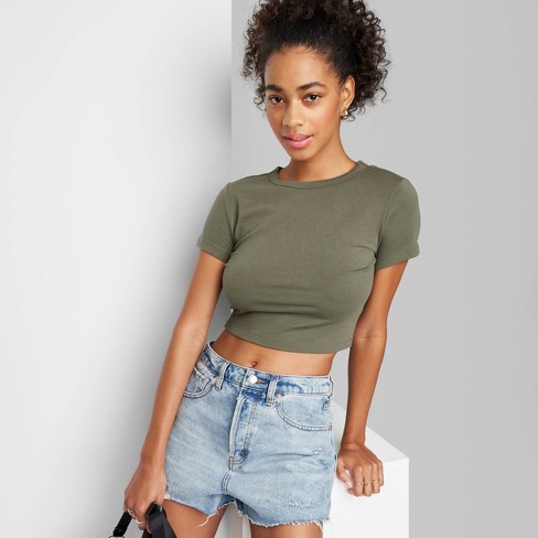 target crop t shirt