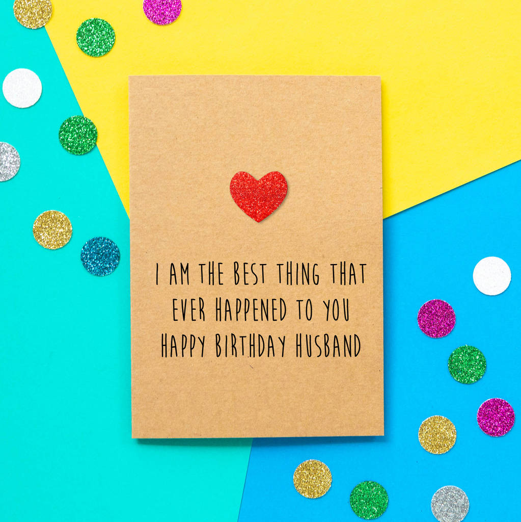 funny birthday cards husband