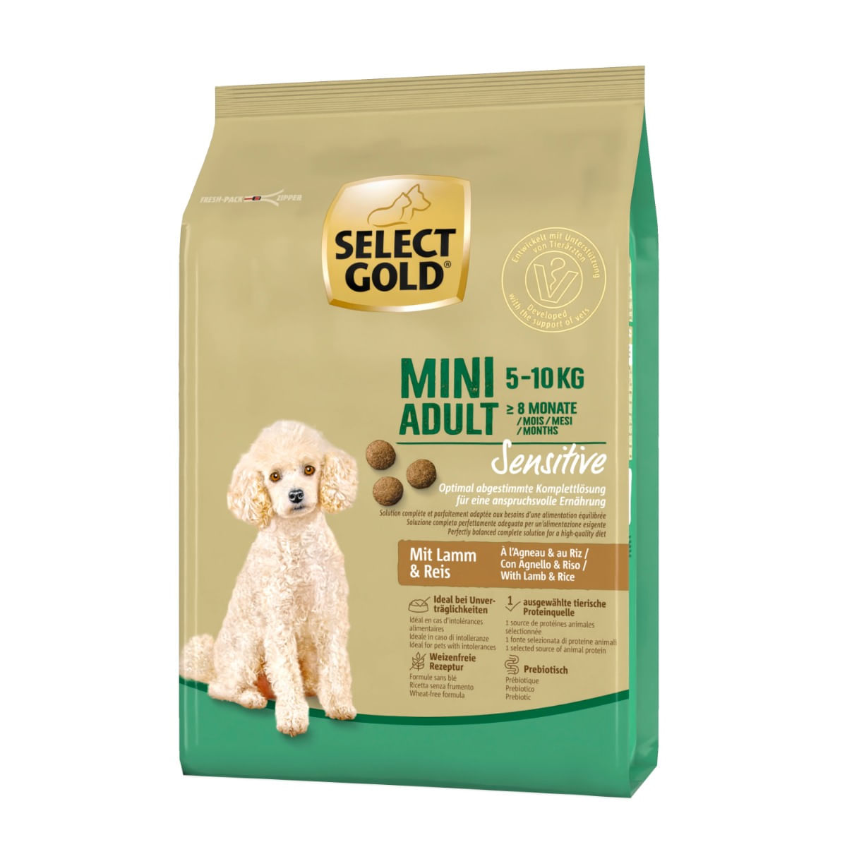 select gold mini adult