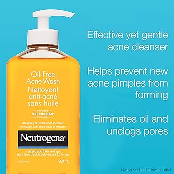 neutrogena face wash for dry acne prone skin