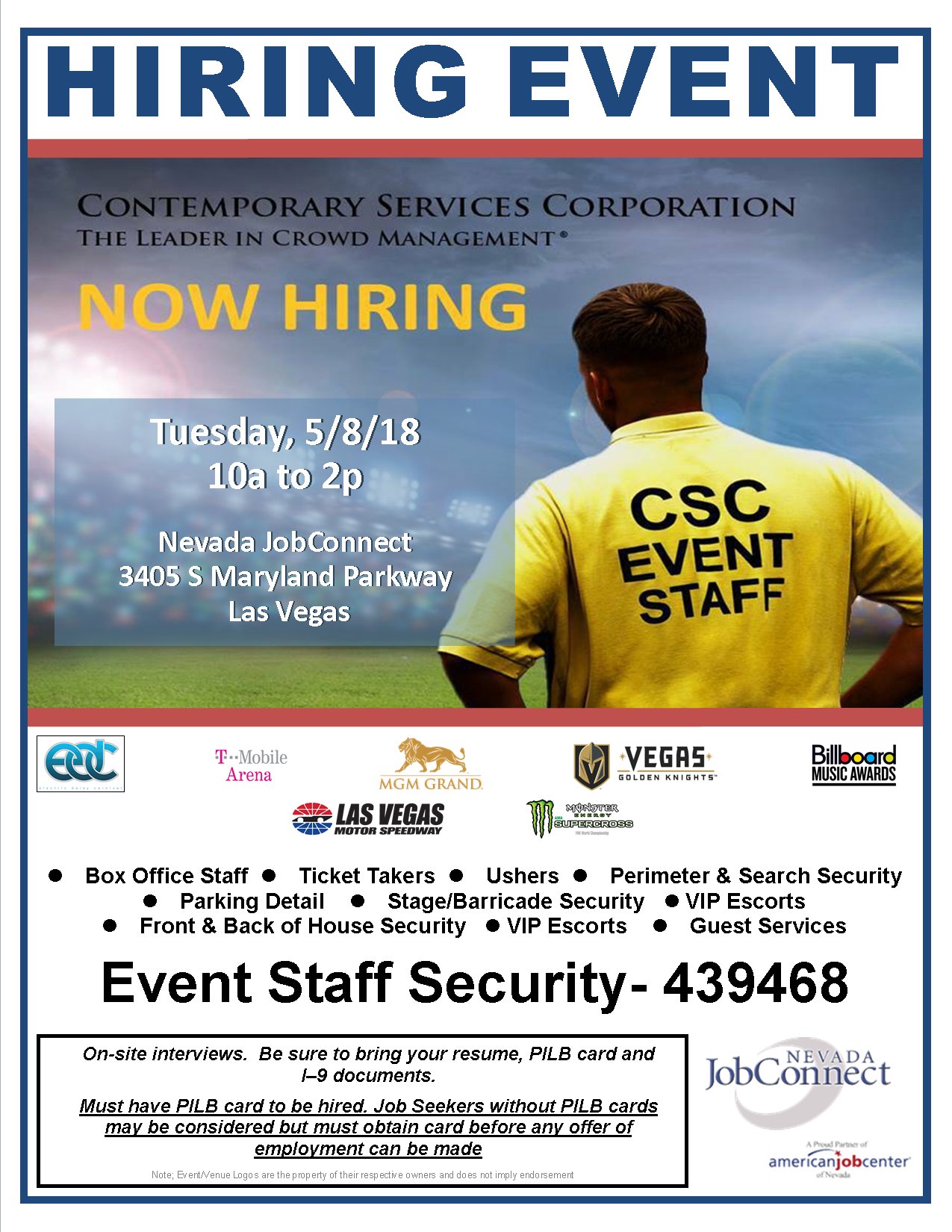 csc security jobs