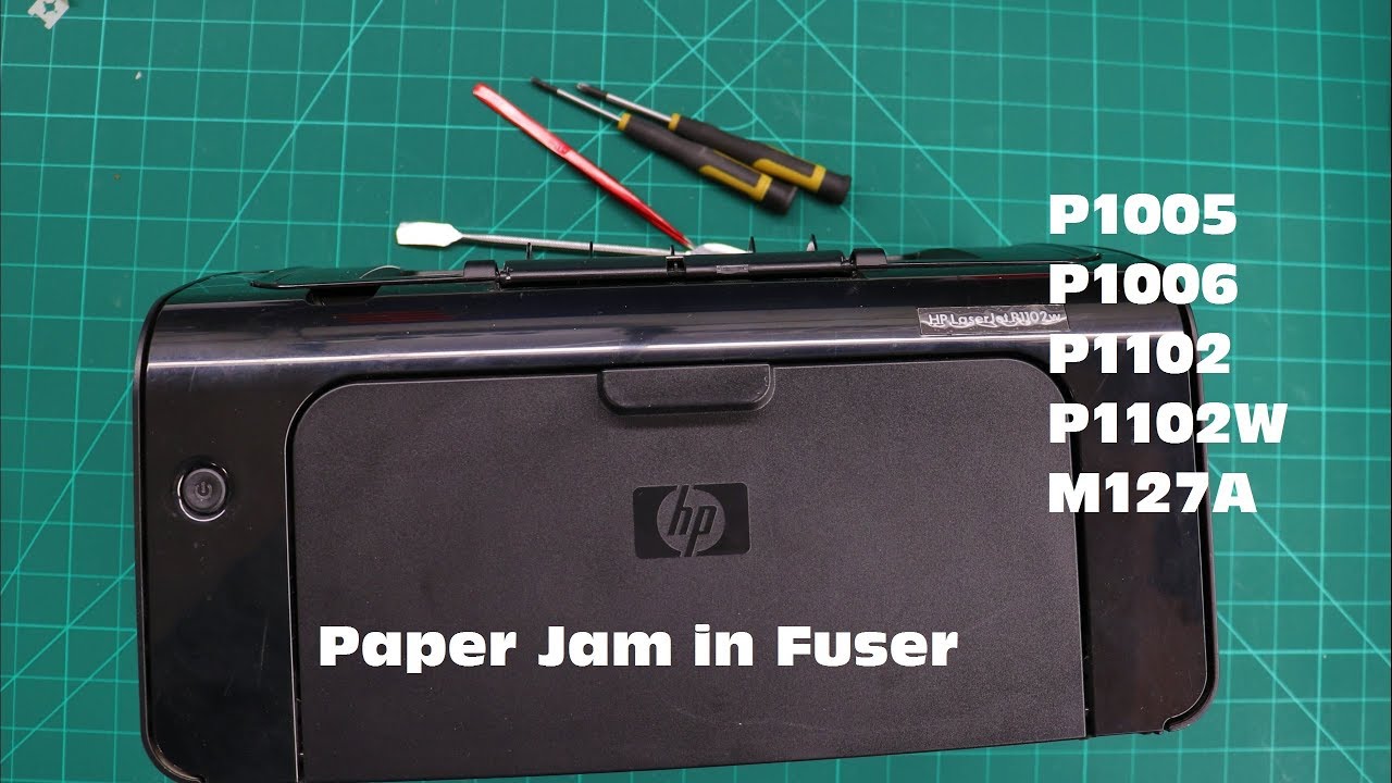 hp p1102 paper jam