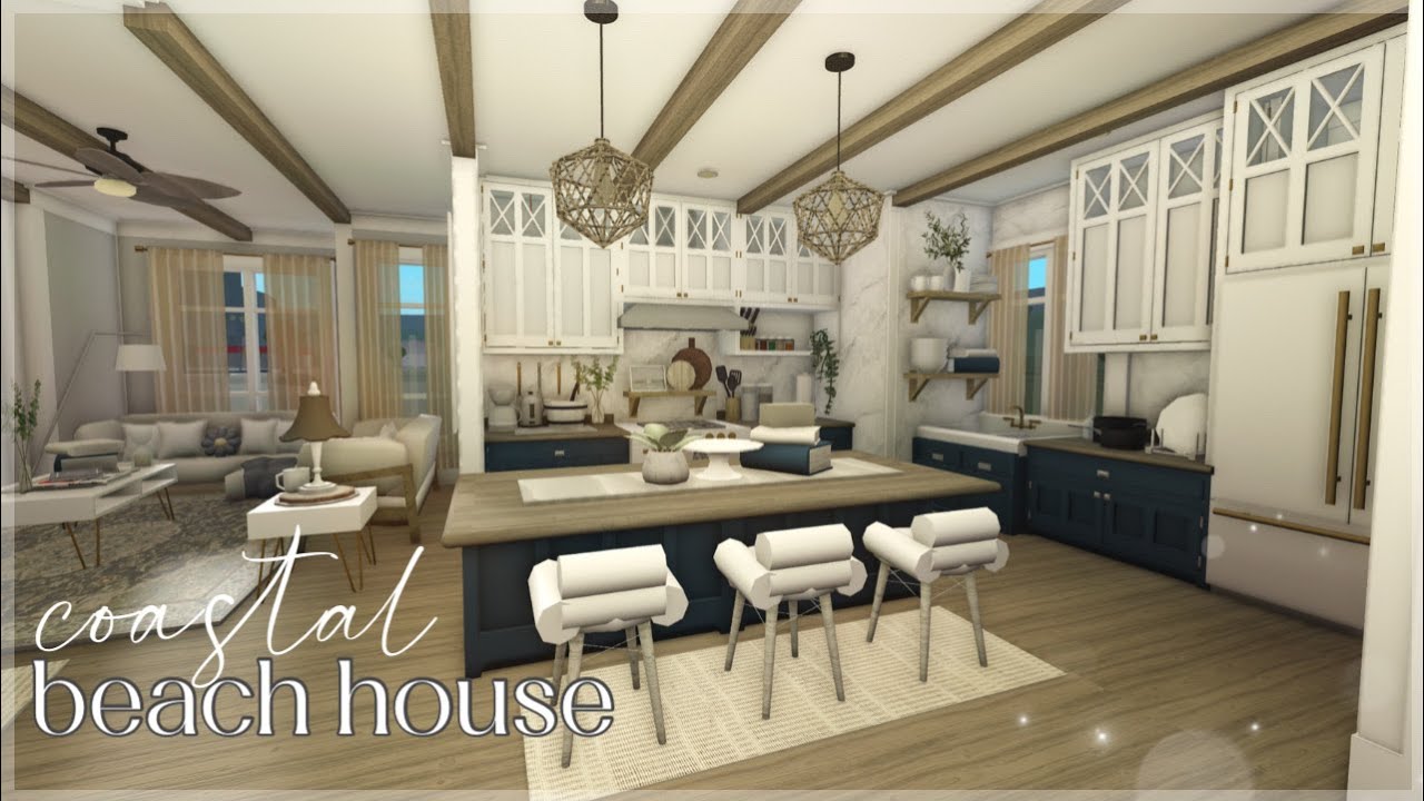 bloxburg beach house interior