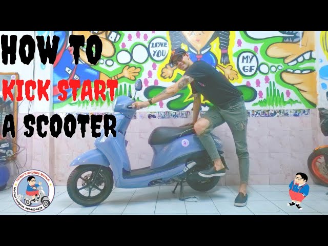 kickstart a scooter