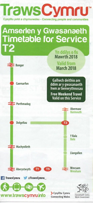 porthmadog bus timetable