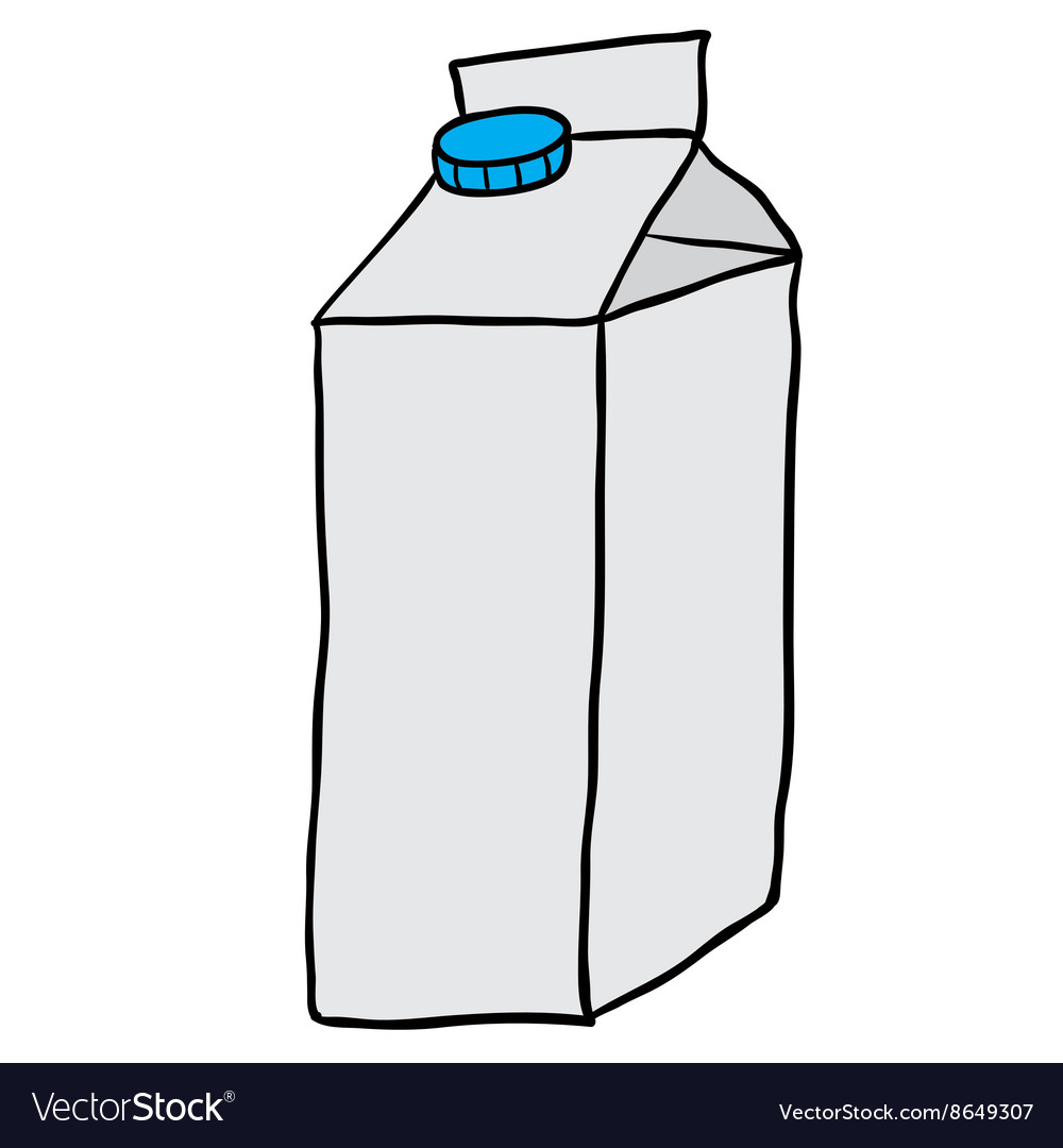 cartoon milk carton