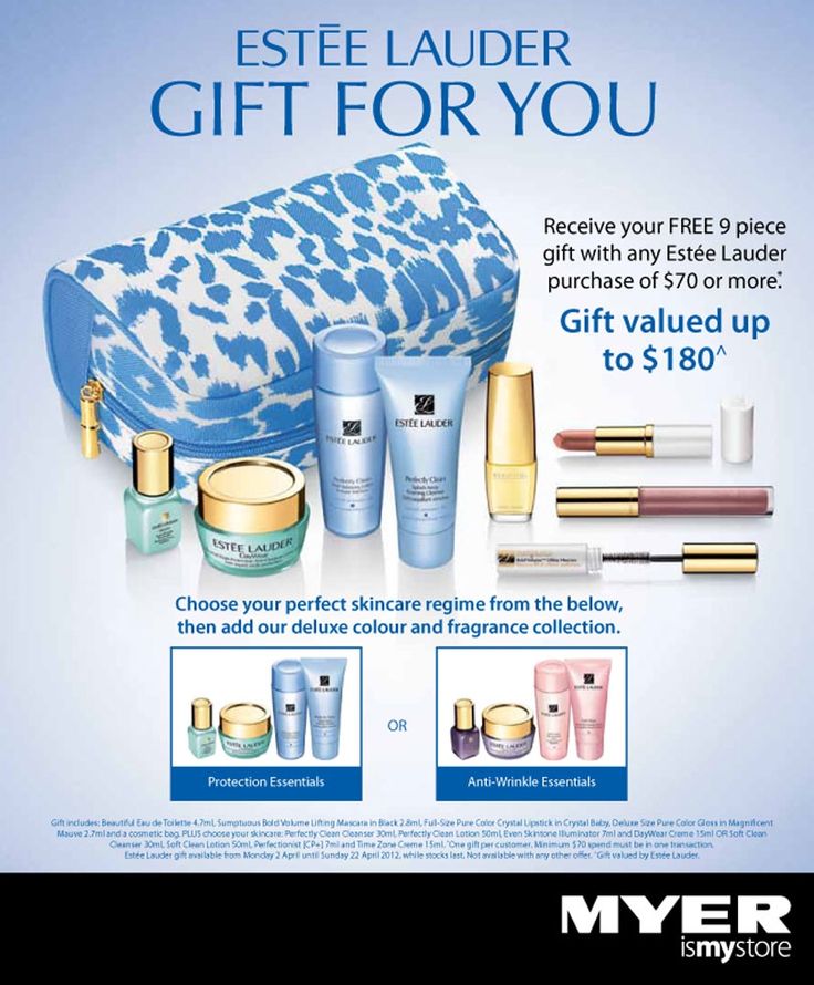 myer estee lauder gift