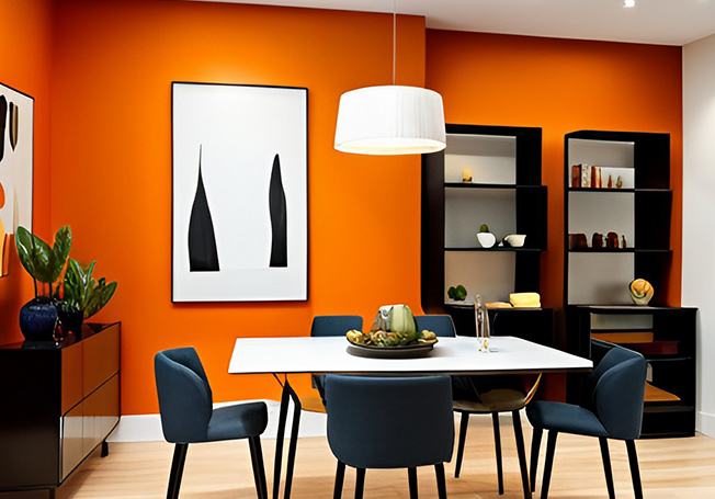 bright dining room colors