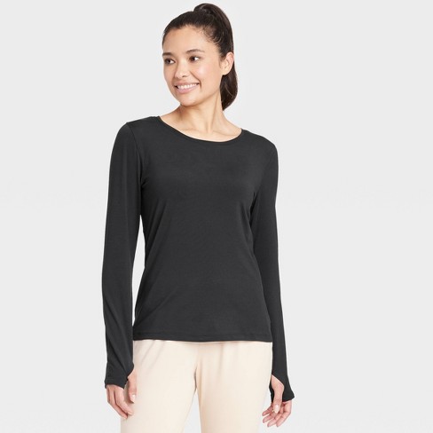 target long sleeve t shirts womens