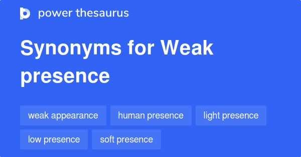 weaker synonym