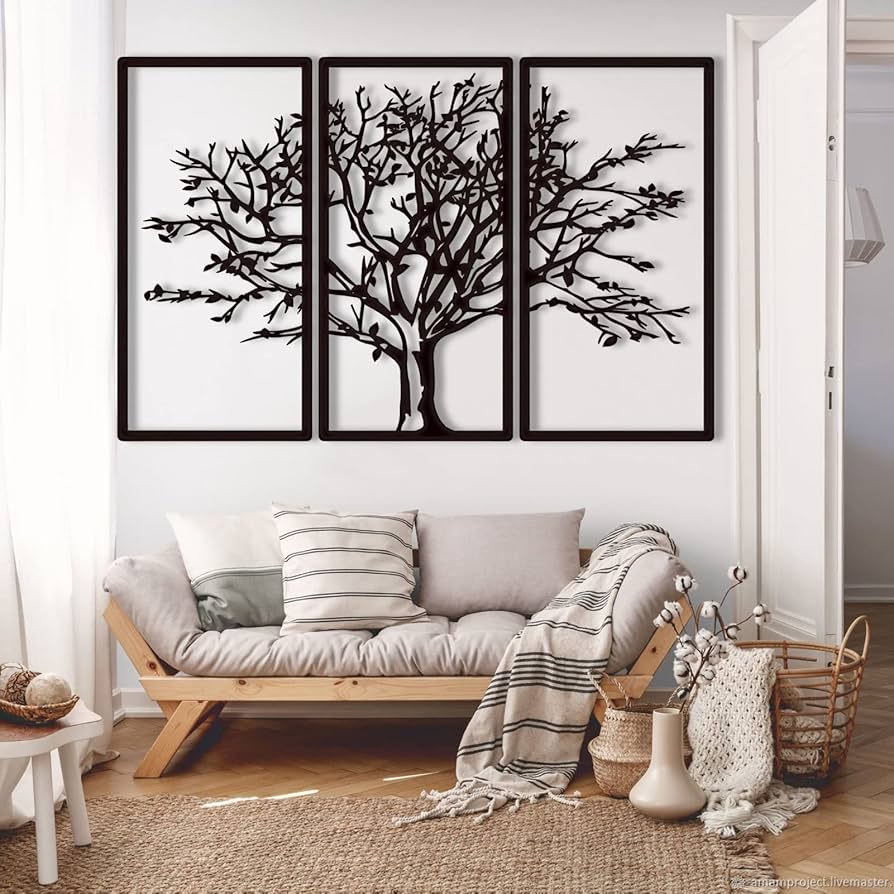 large metal tree wall art