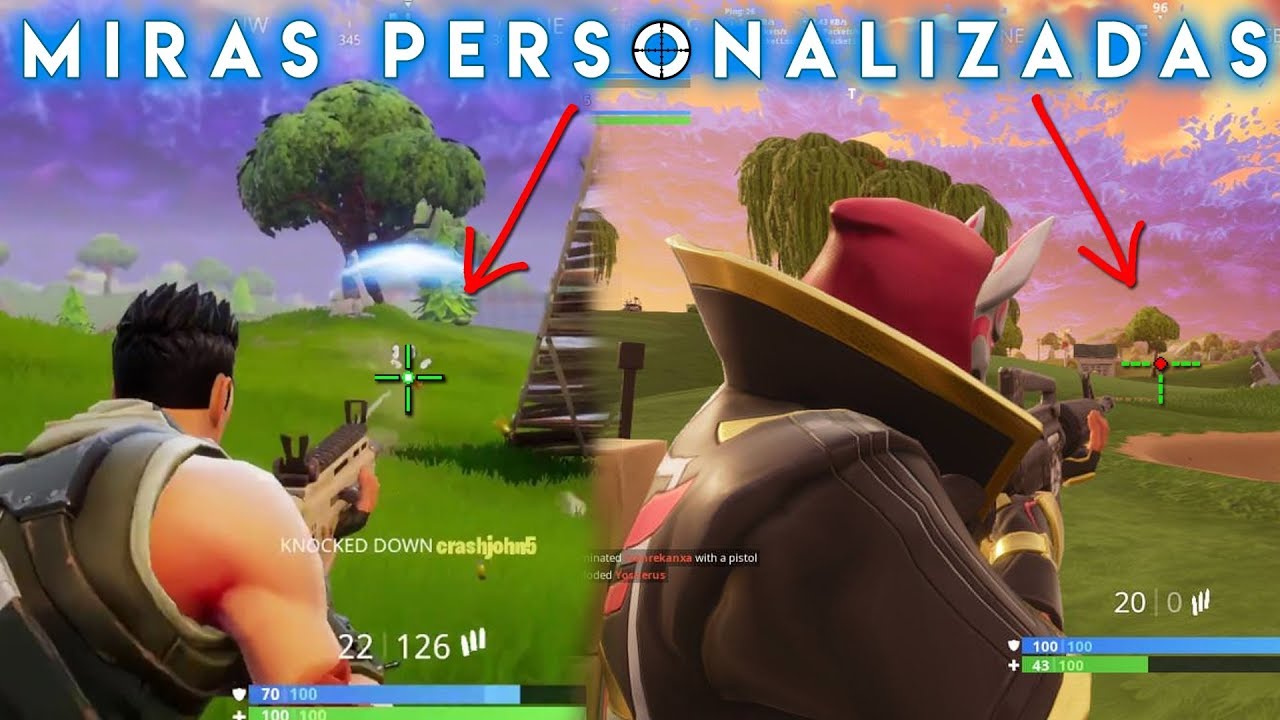 como cambiar el color de la mira en fortnite ps4