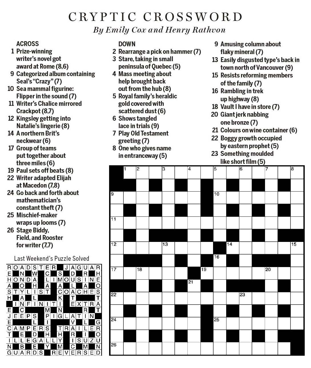 had misgivings about crossword clue