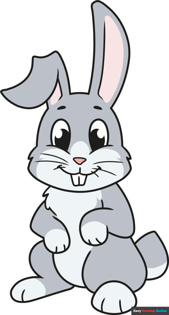 cartoon rabbit drawing