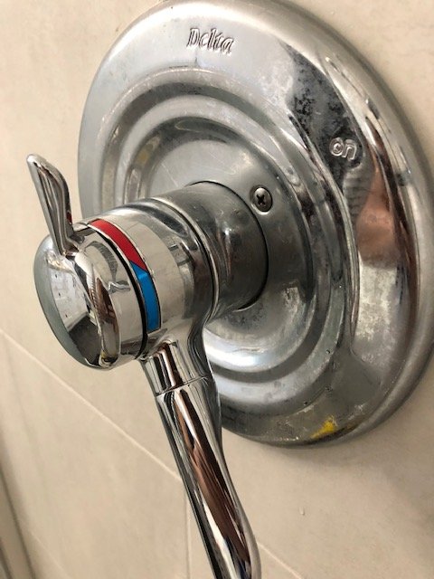 delta monitor shower handle removal