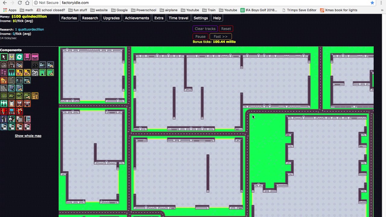 factory idle unblocked