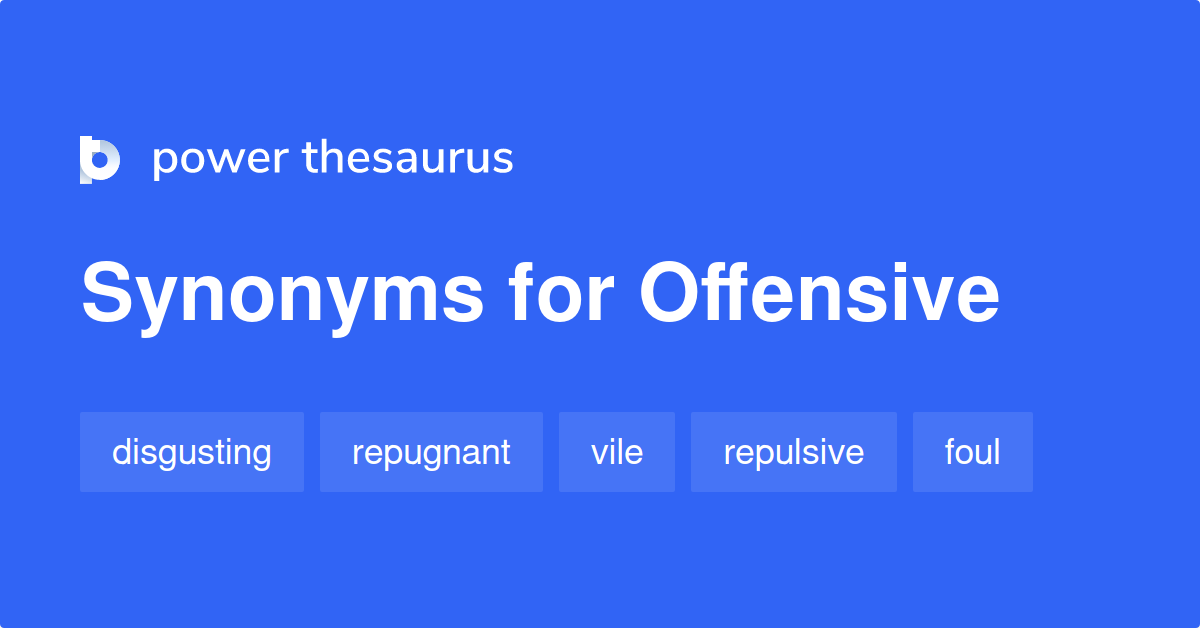 offensive synonyms