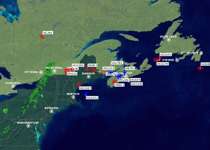 halifax flight tracker