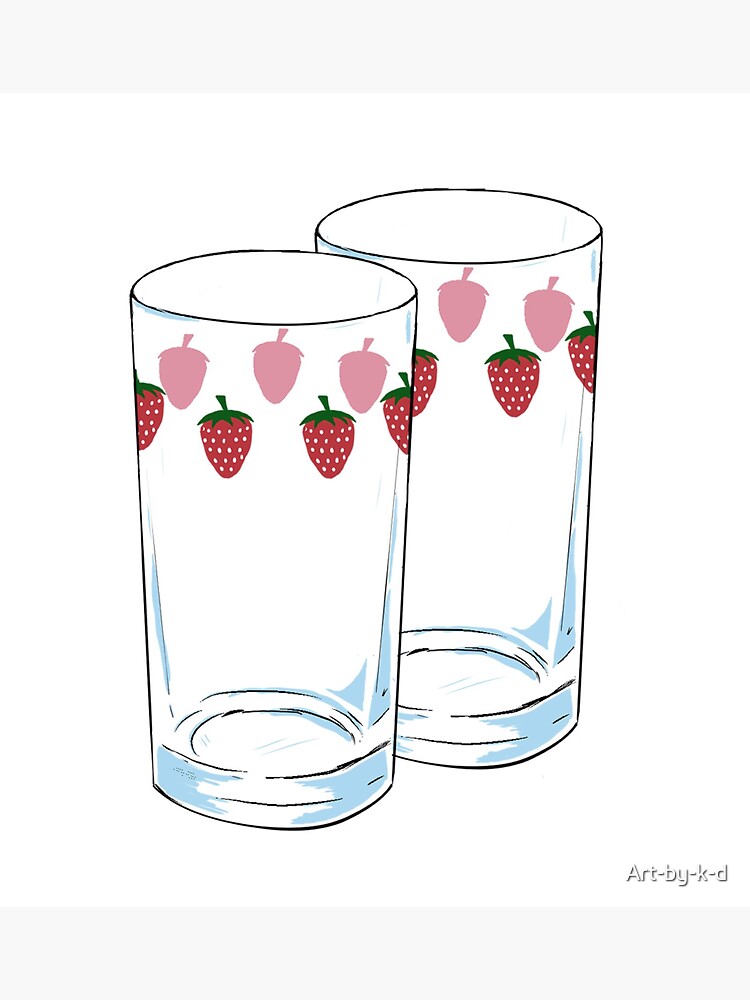 nana strawberry glasses