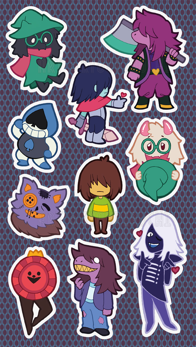 deltarune stickers