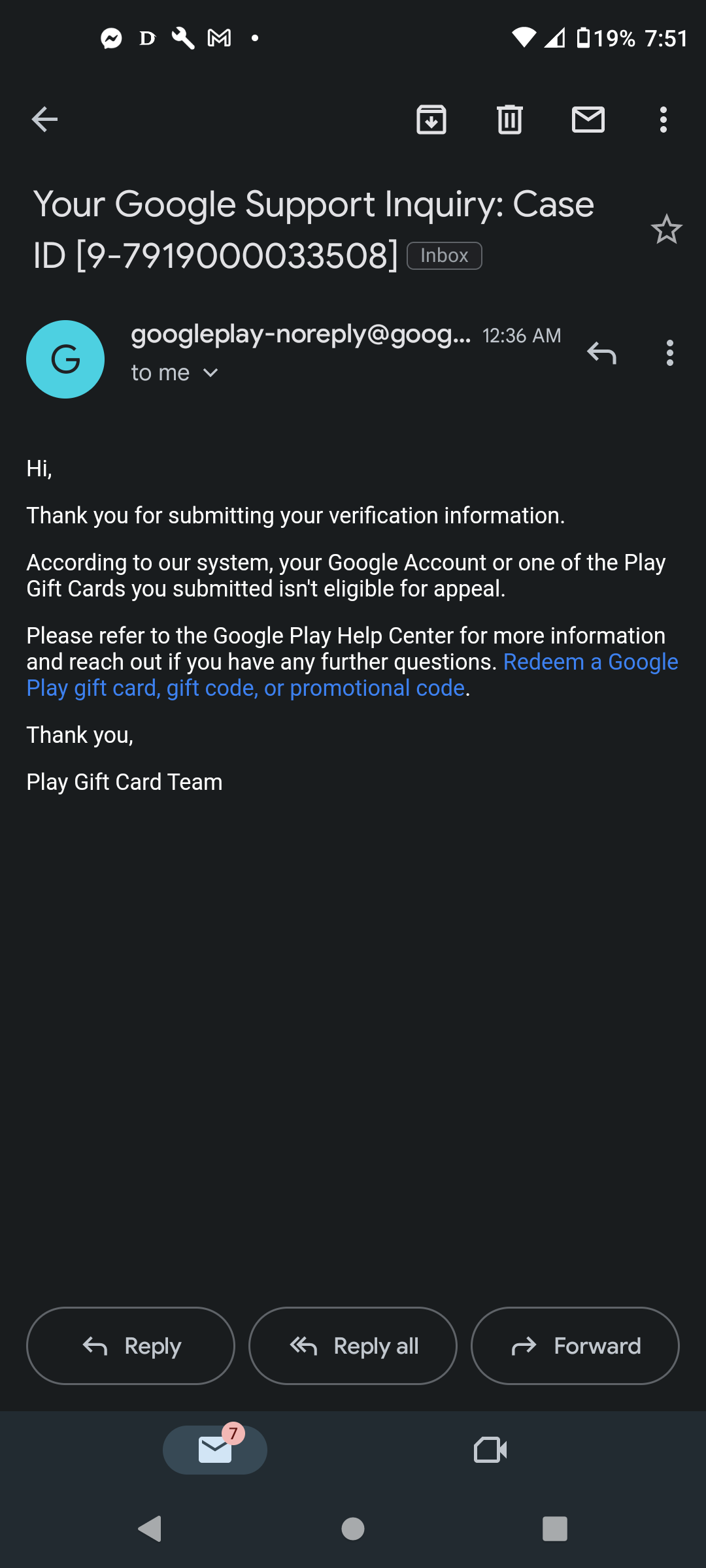 google play card redeem