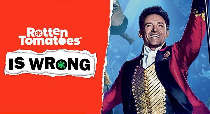 the greatest showman rotten tomatoes