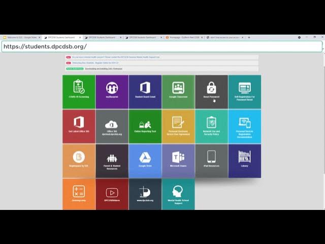 dpcdsb student dashboard