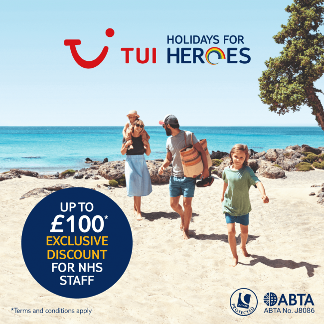 tui holidays for heroes