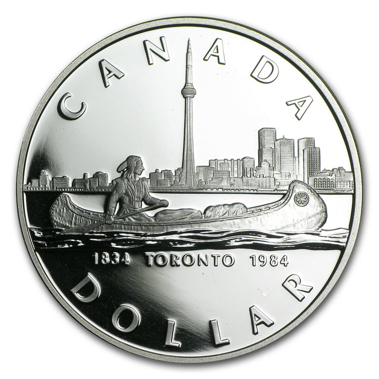 canadian 1984 silver dollar