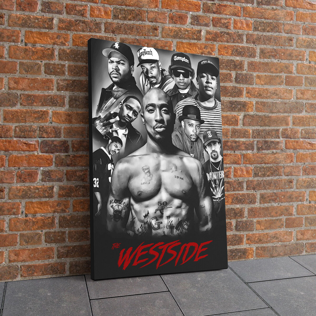 2pac wall poster