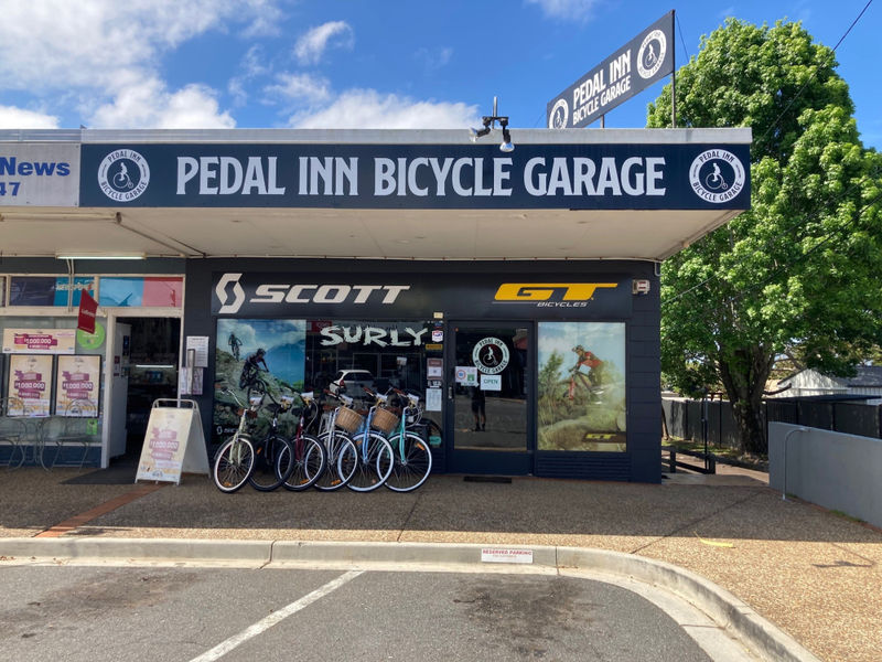 pedal inn bicycle garage