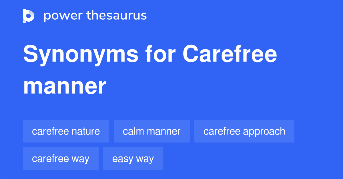 carefree thesaurus