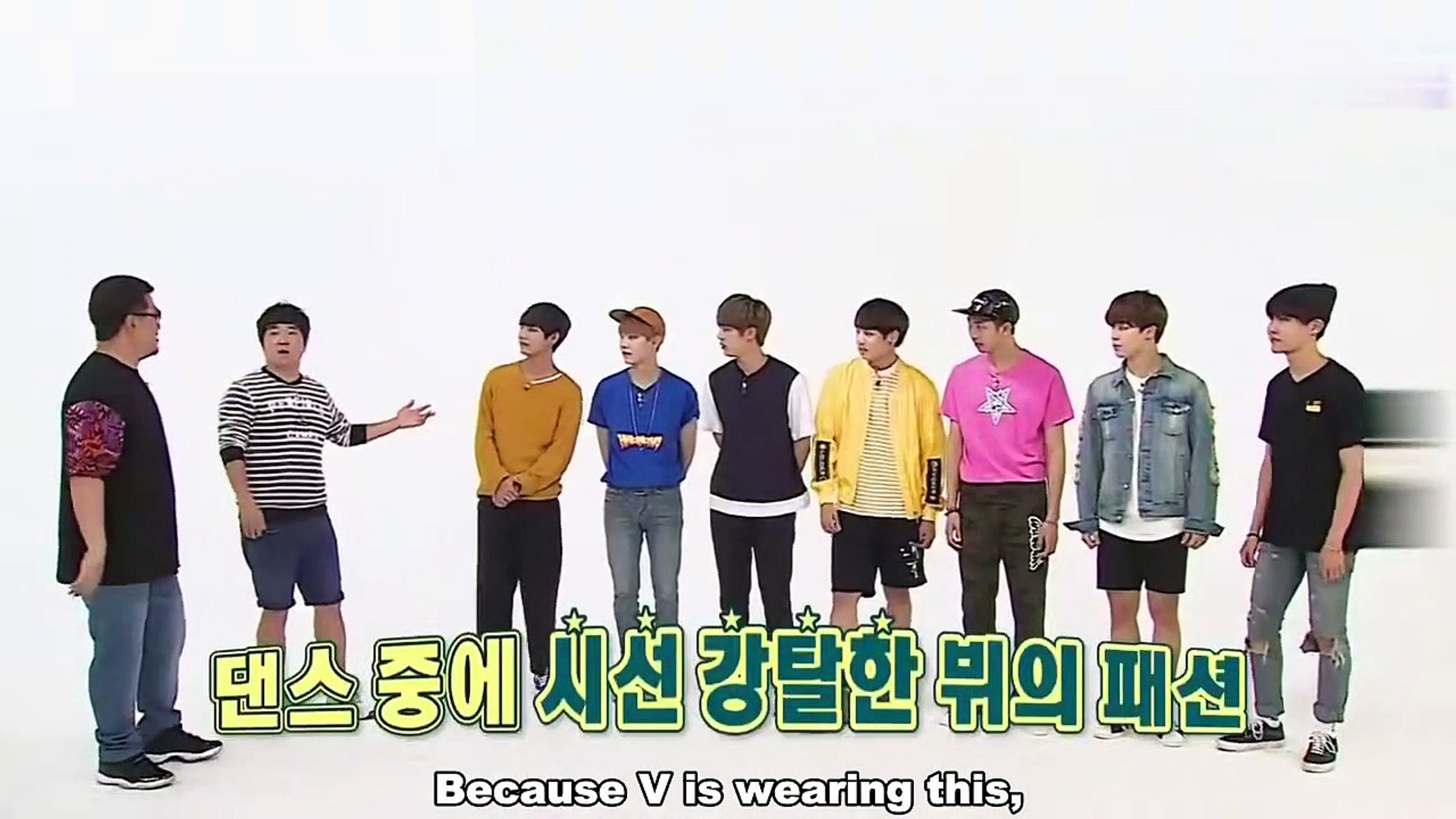 bts on weekly idol episodes