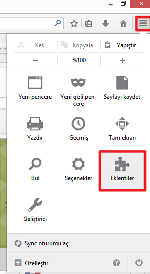 firefox reklam virüsü