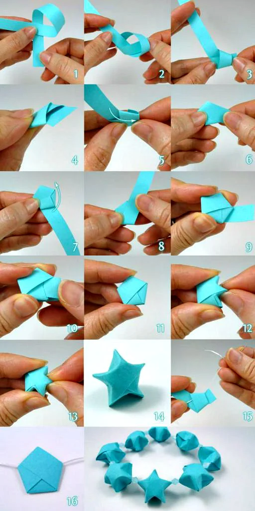 easy origami lucky star