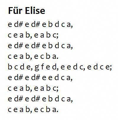 fur elise letters