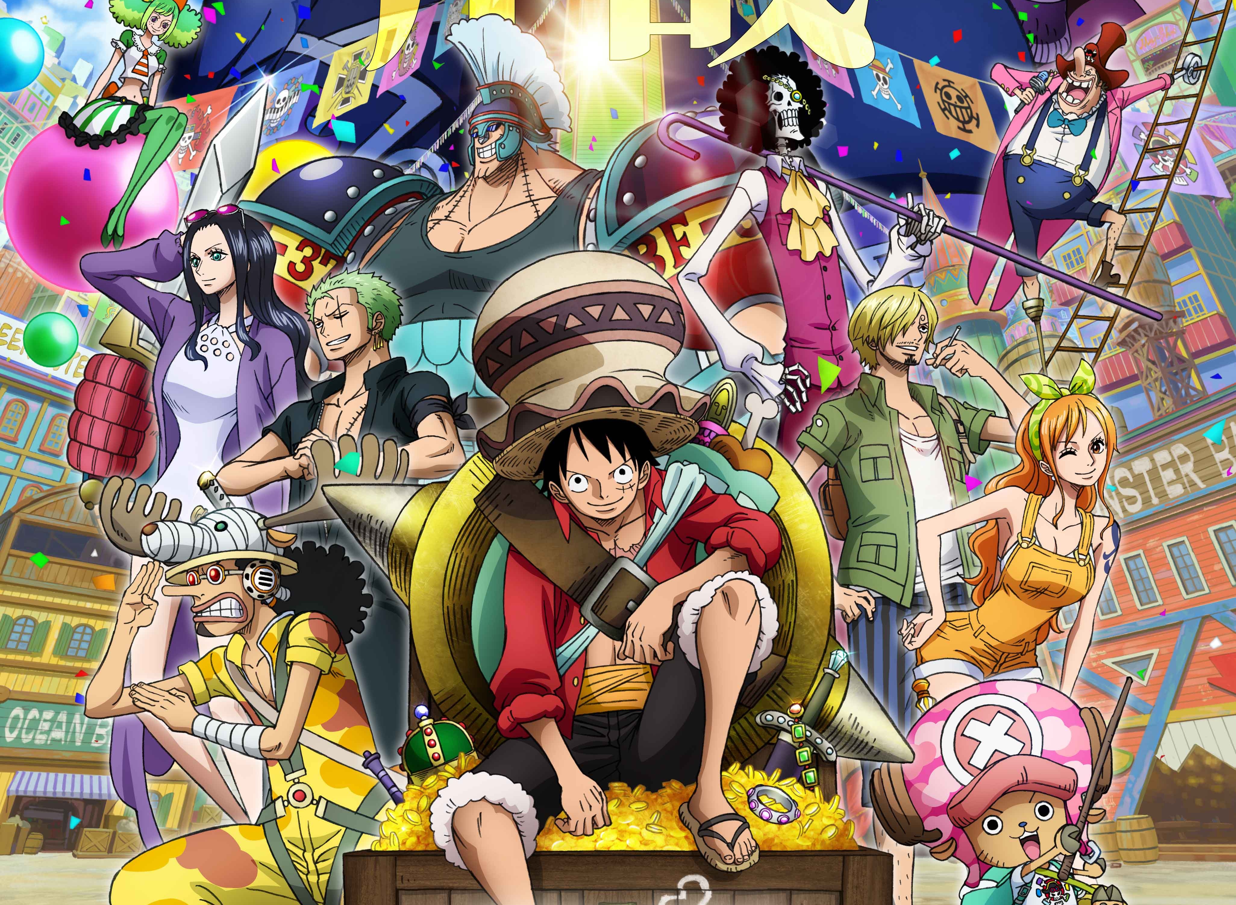 4k one piece wallpaper