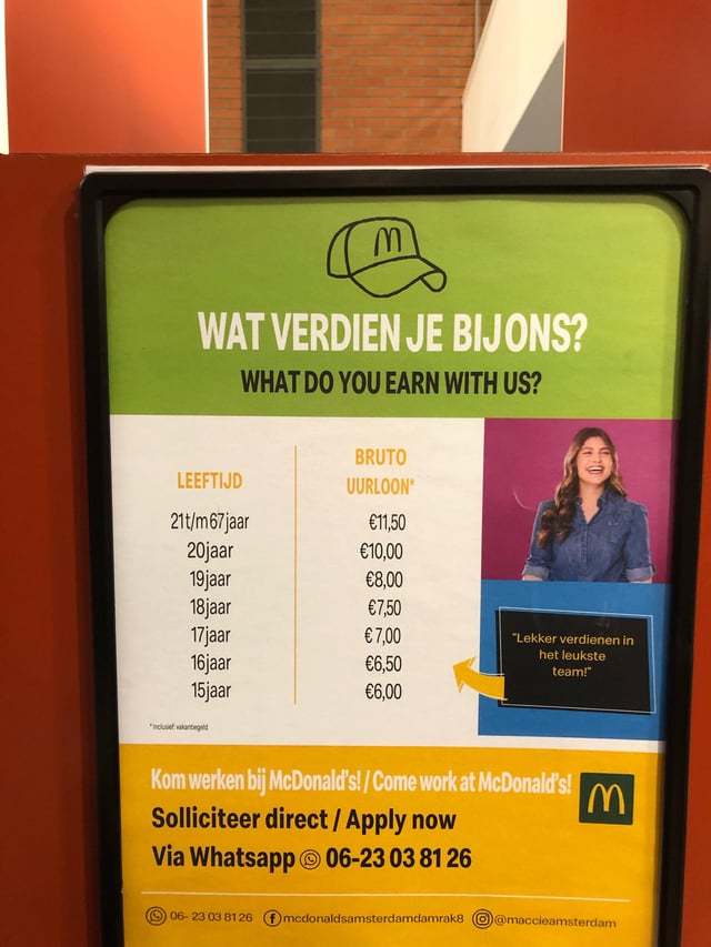 mcd pay per hour